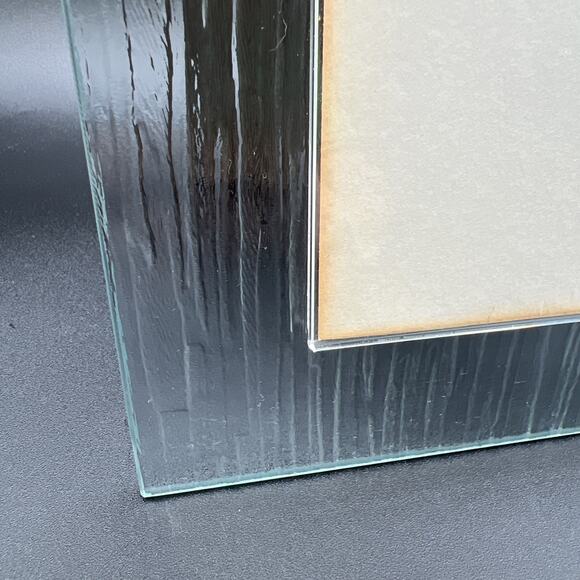 Vintage Benjamin Martin Art Glass Textured Picture Frame 8 x 10" Modern - Picture 2 of 9